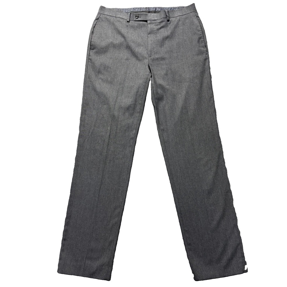 Lauren Ralph Lauren Dress Pants Mens 34x34 Gray Formal Slacks Business Office